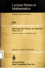 SEMINAIRE DE THEORIE DU POTENTIEL PARIS，NO.5