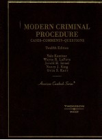 MODERN CRIMINAL PROCEDURE  CASES