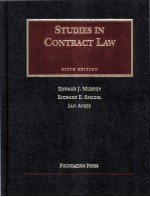 STUDIES IN CONTRACT LAW  SIXTH EDITION