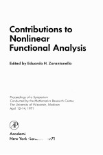 CONTRIBUTIONS TO NONLINEAR FUNCTIONAL ANALYSIS