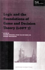 LOGIC AND THE FOUNDATIONS OF GAME AND DECISION THEORY(LOFT 7)