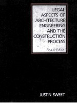 LEGAL ASPECTS OF ARCHITECTURE ENGINEERING AND THE CONSTRUCTION PROCESS FOURTH EDITION