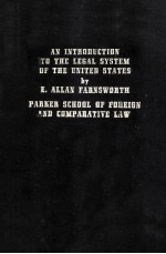 AN INTRODUCTION TO THE LEGAL SYSTEM OF THE UNITED STATES  CORRECTED FIRST EDITION