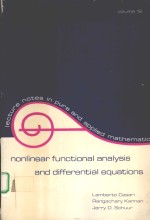 NONLINEAR FUNCTIONAL AND DIFFERENTIAL EQUATIONS