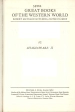 great books of the western world 27 shakespeare：ii