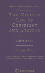 THE MODERN LAW OF COPYRIGHT AND DESIGNS  VOLUME 2  FOURTH EDITION