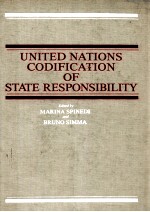 UNITED NATIONS CODIFICATION OF STATE RESPONSIBILITY