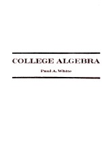 COLLEGE ALGEBRA