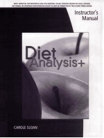 INSTRUCTOR'S MANUAL DIET ANALYSIS