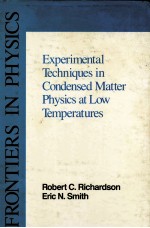 EXPERIMENTAL TECHNIQUES IN CONDENSED MATTER PHYSICS AT LOW TEMPERATURES