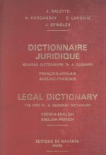 DICTIONNAIRE JURIDIQUE  FRANCAIS-ANGLAIS