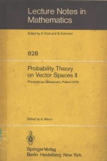 PROBABILITY THEORY ON VECTOR SPACES 2