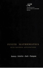 FINITE MATHEMATICS WITH BUSINESS APPLICATIONS