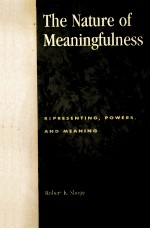 THE NATURE OF MEANINGFULNESS