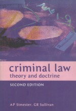 CRIMINAL LAW THEORY AND DOCTRINE  SECOND EDITION