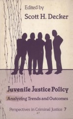 JUVENILE JUSTICE POLICY  ANALYZING TRENDS AND OUTCOMES