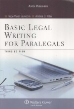 BASIC LEGAL WRITING FOR PARALEGALS  THIRD EDITION