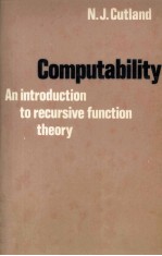 COMPUTABILITY AN INTRODUCTION TO RECURSIVE FUNCTION THEORY