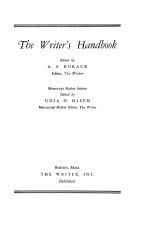 THE WRITER’S HANDBOOK