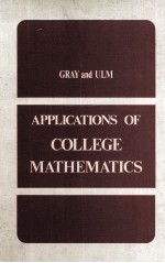 APPLICATIONS OF COLLEGE MATHEMATICS