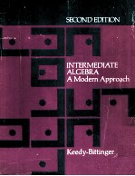 INTERMEDIATE ALGEBRA A MODERN APPROACH SECOND EDITION