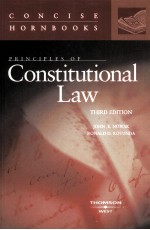 PRINCIPLES OF CONSTITUTIONAL LAW  THIRD EDITION