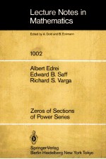 ZEROS OF SECTIONS OF POWER SERIES