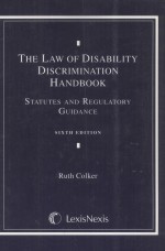 THE LAW OF DISABILITY DISCRIMINATION HANDBOOK  SIXTH EDITION