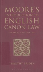 MOORE'S INTRODUCTION TO ENGLISH CANON LAW  FOURTH EDITION