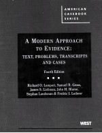 A MODERN APPROACH TO EVIDENCE:TEXT