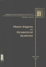 AMERICAN MATHEMATICAL SOCIETY TRANSLATIONS SERIES 2  VOLUME 16  THREE PAPERS ON DYNAMICAL SYSTEMS