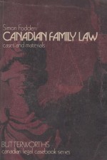 CANADIAN FAMILY LAW  CASES AND MATERIALS