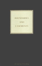 BOUNDARIES AND EASEMENTS  FIFTH EDITION