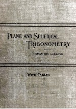 PLANE AND SPHERICAL TRIGONOMETRY