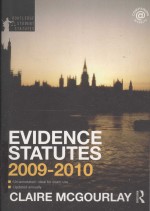 EVIDENCE STATUTES  2009-2010