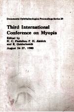 THIRD INTEMATIONAL CONFERENCE ON MYOPIA COPENHAGEN