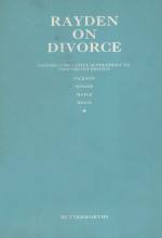 RAYDEN'S LAW AND PRACTICE IN DIVORCE AND FAMILY MATTERS  SECOND CUMULATIVE SUPPLEMENT TO THIRTEENTH 