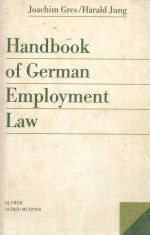 Handbook of German employment law