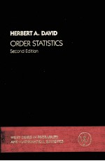 ORDER STATISTICS  SECOND EDITION