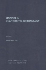 Models in quantitative criminology