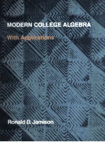 MODERN COLLEGE ALGEBRA WITH APPLICATIONS