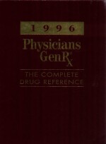 1996 Physicians GenRx :  the complete drug reference