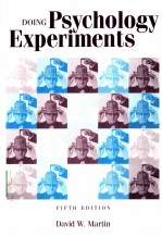 DOING PSYCHOLOGY EXPERIMENTS  FIFTH EDITION