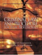 CRIMINAL LAW AND PROCEDURE FOR LEGAL PROFESSIONALS