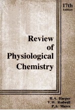 REVIEW OF PHYSIOLOGICAL CHEMISTRY 17TH EDITION