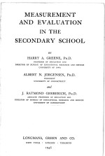 MEASUREMENT AND EVALUATION IN THE SECONDARY SCHOOL