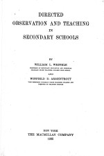 DIRECTED OBSERVATION AND TEACHING IN SECONDARY SCHOOLS