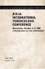 XIXTH INTERNATIONAL TUBERCULOSIS CONFERENCE