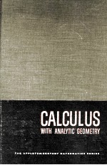 CALCULUS WITH ANALYTIC GEOMETRY