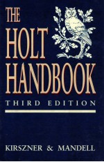 THE HOLT HANDBOOK THIRD EDITION